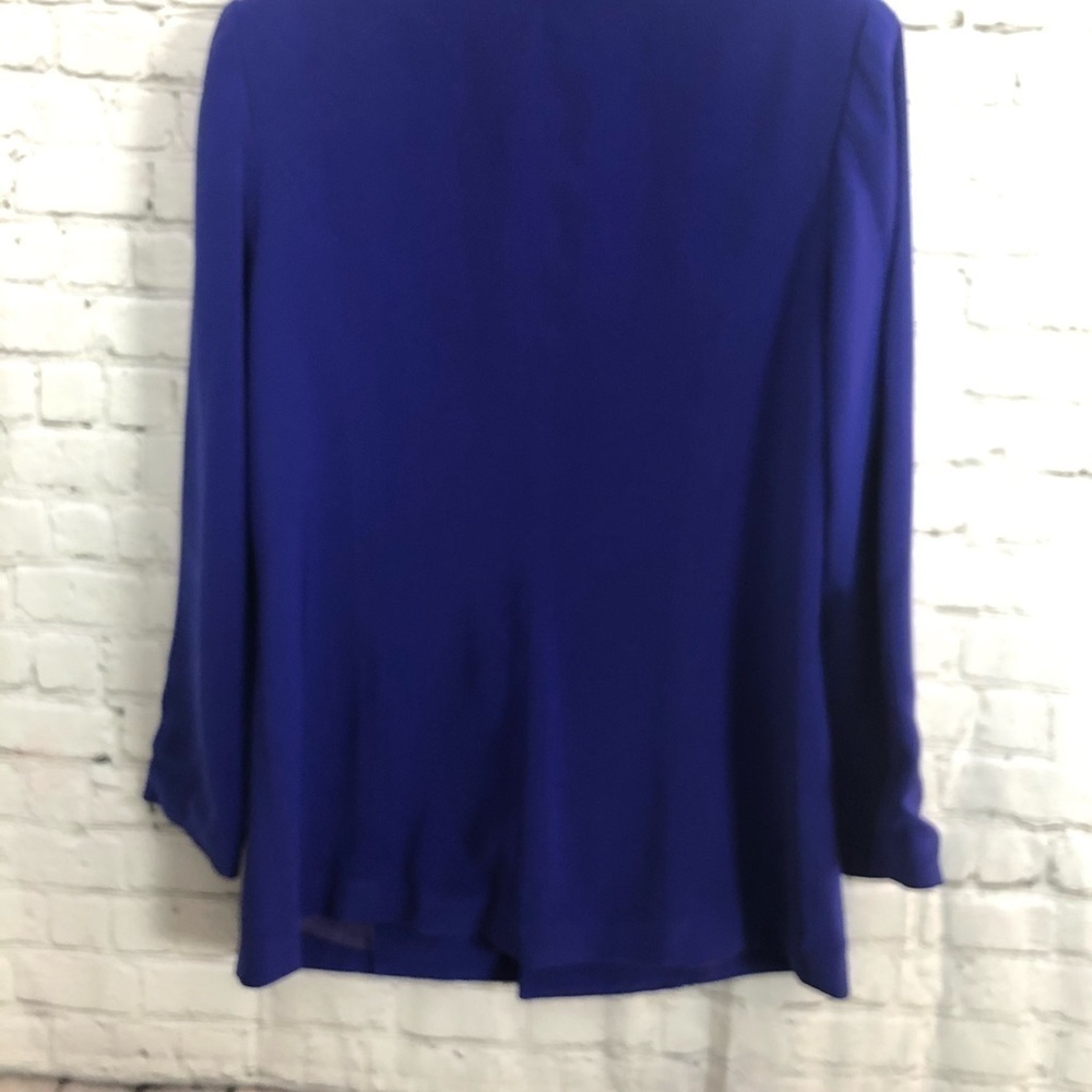 Moshita Royal Blue Straight Suit Jacket size 14 - Picture 5 of 8